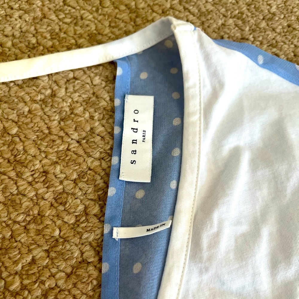 Sandro_T-shirt_open back_M